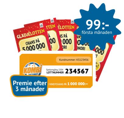 Kombilotteriet Hos Kombispel – Bluff eller Miljonchans.